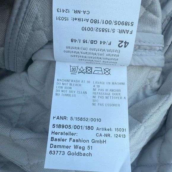 Basler Quilted Gray Women's Jacket - Picture 12 of 12